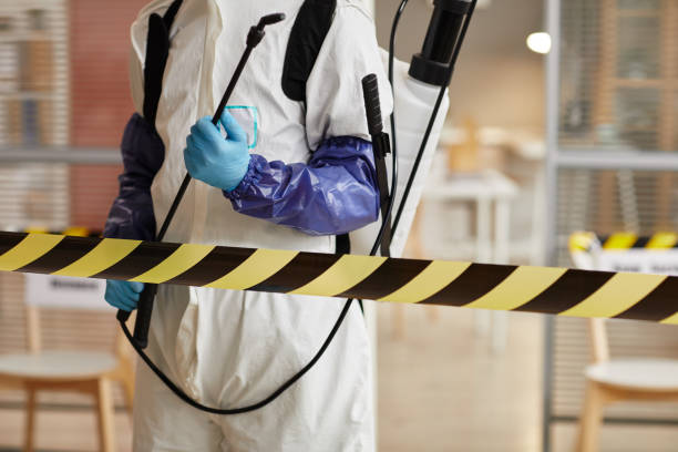 Professional Biohazard technician working in Cecil, AR